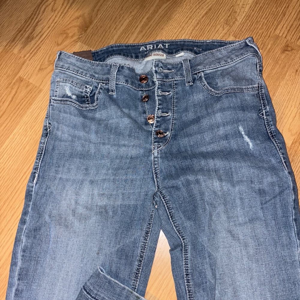 Ariat distressed slim trouser